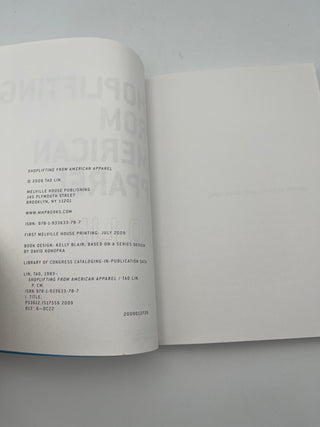 Shoplifting from American Apparel by Tao Lin