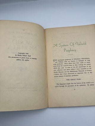 The Piscean Age: System of World Prophecy by Manly Palmer Hall