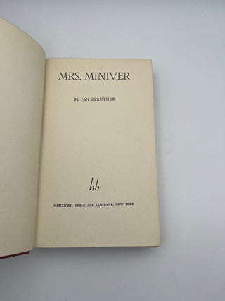Mrs Miniver by Jan Struther
