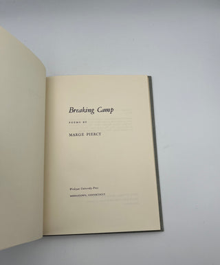 Breaking Camp by Marge Piercy