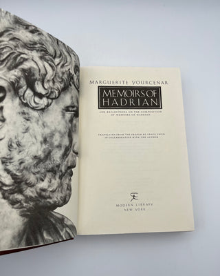 Memoirs of Hadrian by Marguerite Yourcenar