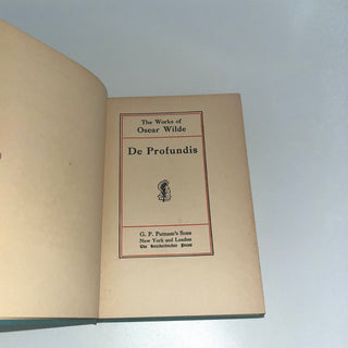 De Profundis by Oscar Wilde
