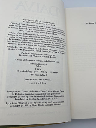 Dalva by Jim Harrison