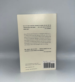 Decreation by Anne Carson