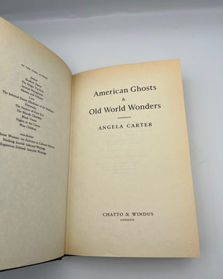 American Ghosts & Old World Wonders by Angela Carter