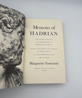 Memoirs of Hadrian by Marguerite Yourcenar