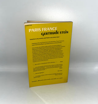 Paris France by Gertrude Stein