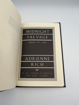Midnight Salvage by Adrienne Rich
