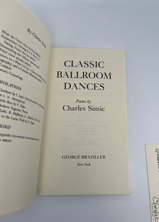 Classic Ballroom Dances by Charles Simic