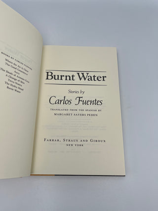 Burnt Water by Carlos Fuentes