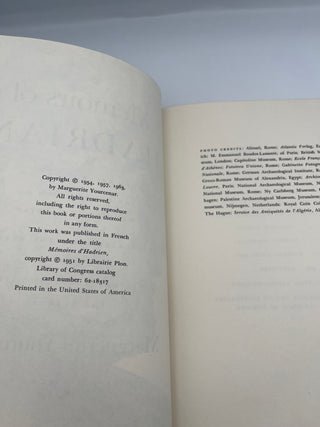 Memoirs of Hadrian by Marguerite Yourcenar