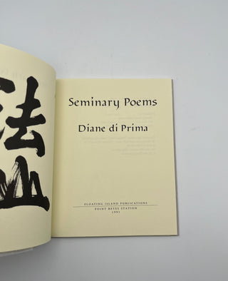 Seminary Poems by Diane di Prima