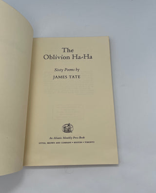 Oblivion Ha-Ha by James Tate