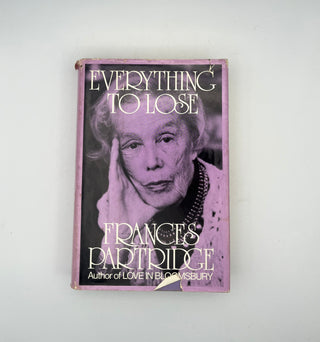 Everything to Lose by Frances Partridge