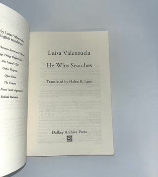 He Who Searches by Luisa Valenzuela