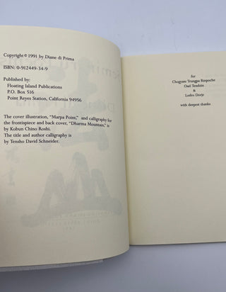Seminary Poems by Diane di Prima