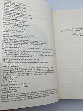 Recollections of My Life as a Woman by Diane de Prima