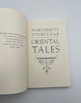 Oriental Tales by Marguerite Yourcenar