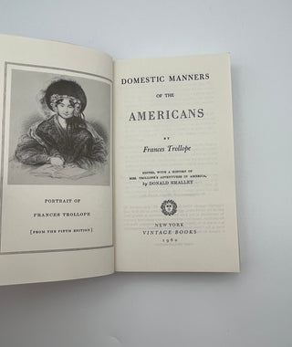 Domestic Manners of Americans