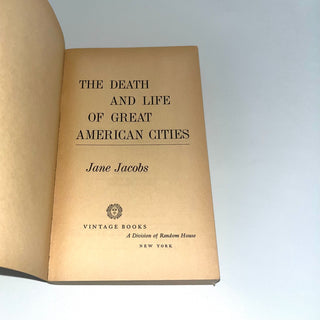 Death and Life of Great American Cities by Jane Jacobs