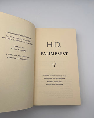 Palimpsest by H.D.