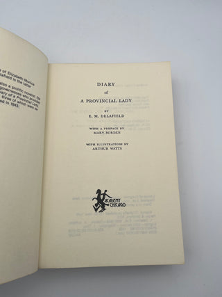 Diary of a Provincial Lady by E. M. Delafield