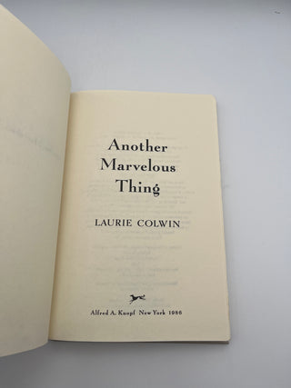 Another Marvelous Thing by Laurie Colwin