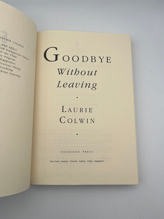 Goodbye Without Leaving by Laurie Colwin