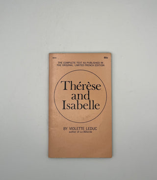 Therese and Isabelle by Violette Leduc