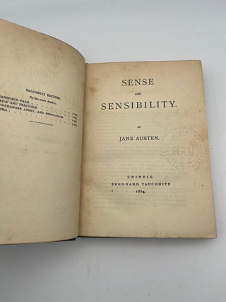 Sense and Sensibility by Jane Austen