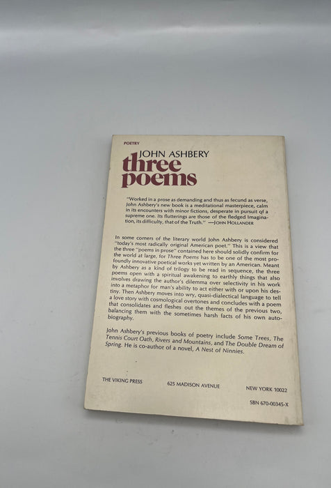 Three Poems by John Ashbery