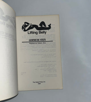 Lifting Belly by Gertrude Stein