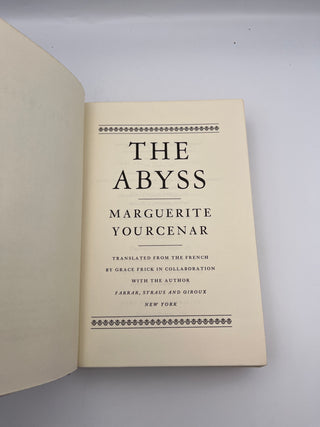 Abyss by Marguerite Yourcenar