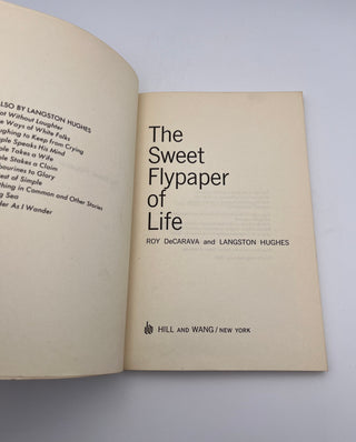 Sweet Flypaper of Life by Roy DeCarava and Langston Hughes