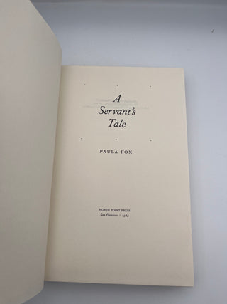 Servant’s Tale by Paula Fox