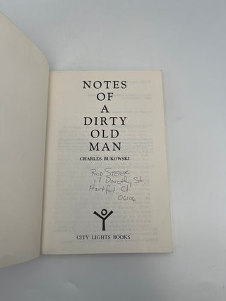 Notes of a Dirty Old Man by Charles Bukowski