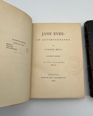 Jane Eyre Vol I and II by Currer Bell (Charlotte Bronte)