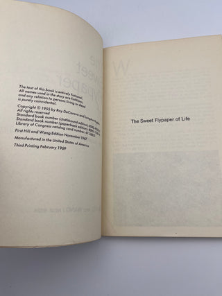 Sweet Flypaper of Life by Roy DeCarava and Langston Hughes