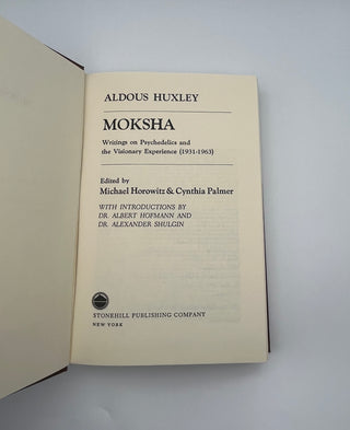 Moksha by Aldous Huxley