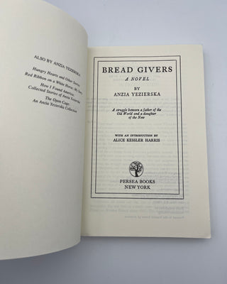 Bread Givers by Anzia Yezierska