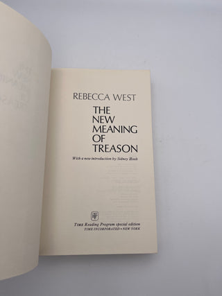 New Meaning of Treason by Rebecca West