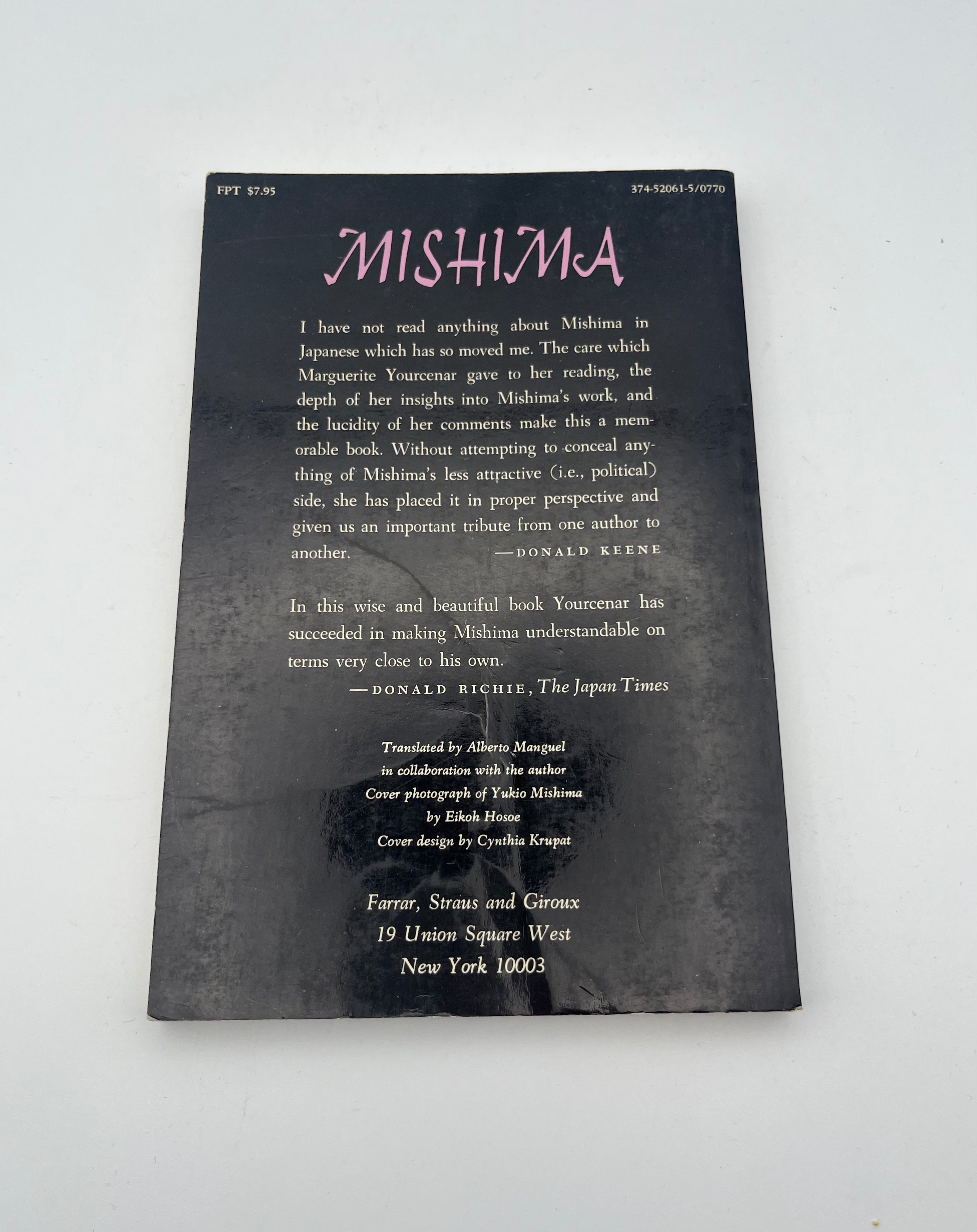 Mishima: A Vision of the Void by Marguerite Yourcenar Mishima: A Vision of the Void by Marguerite Yourcenar