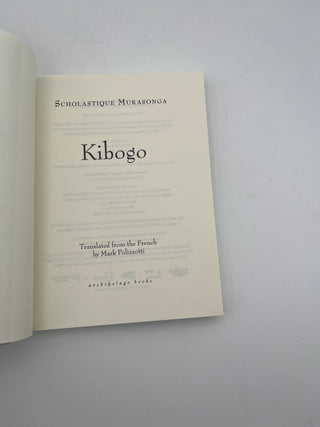 Kibogo by Scholastique Mukasonga