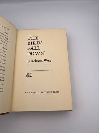 Birds Fall Down by Rebecca West