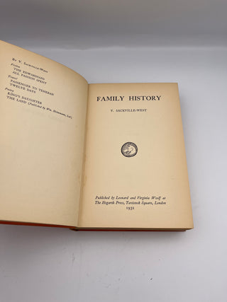 Family History by V. Sackville-West