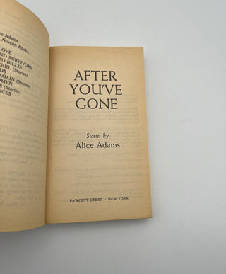 After You've Gone by Alice Adams