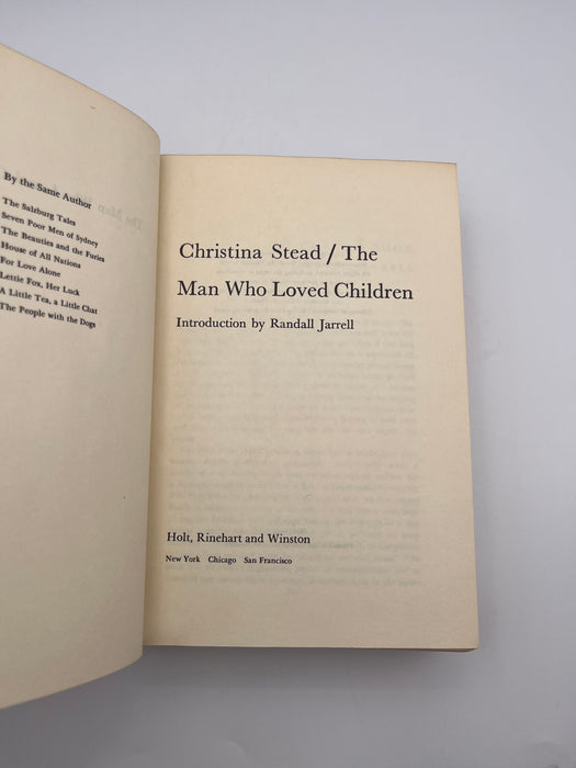 Man Who Loved Children by Christina Stead
