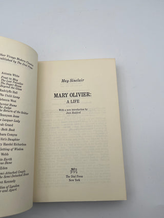 Mary Olivier: A Life by May Sinclair