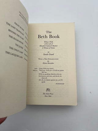 Beth Book by Sarah Grand