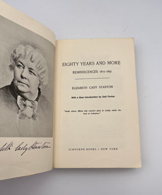 Eighty Years & More by Elizabeth Cady Stanton